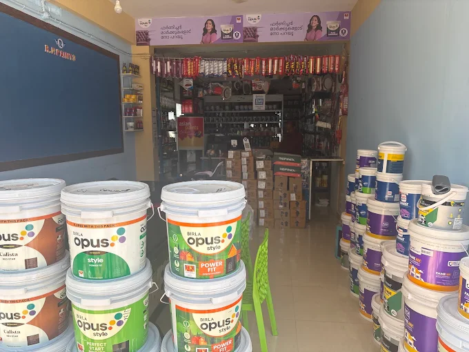 R.P. Paints Decorative and House Paints showroom