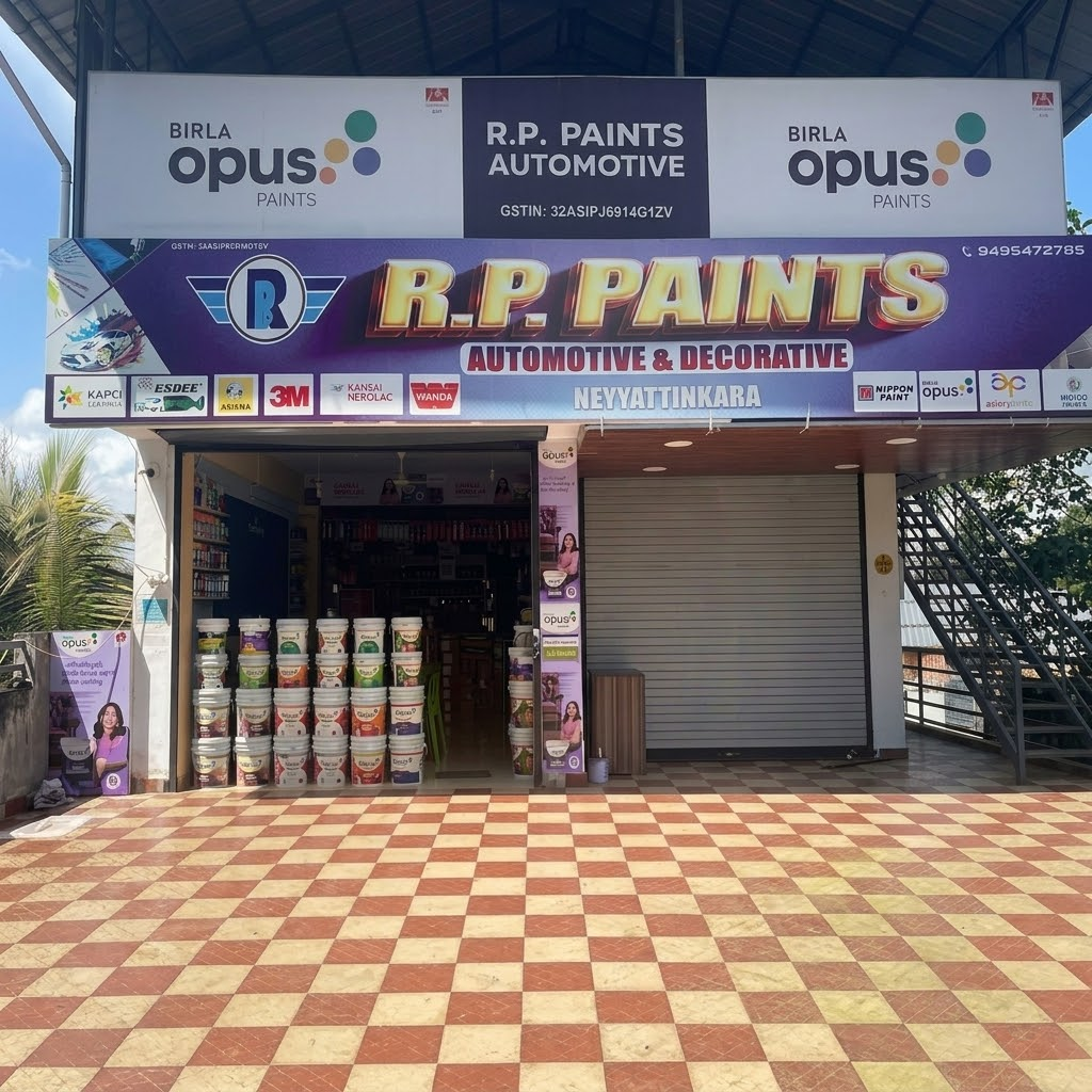 R.P. Paints Showroom Exterior
